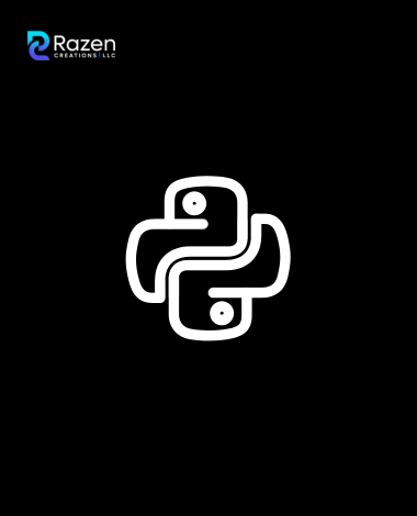 Python logo with Vortex Digital Labs branding